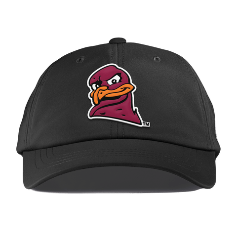 Virginia Tech University "HokieBird" Performance Dad Hat Black