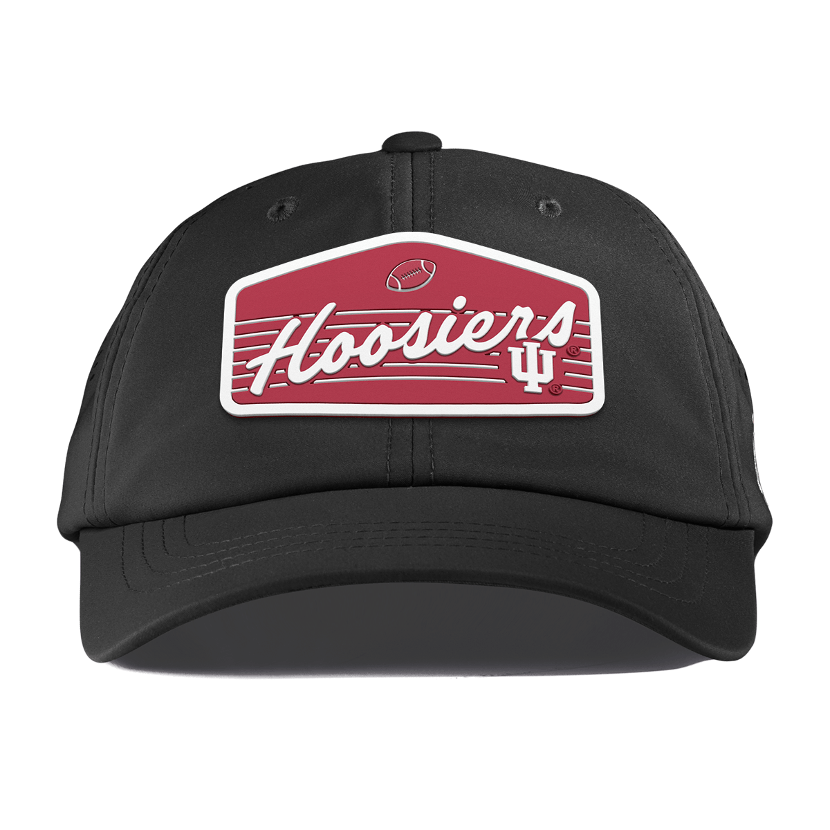 Indiana University "Hoosiers Football" Performance Dad Hat Black