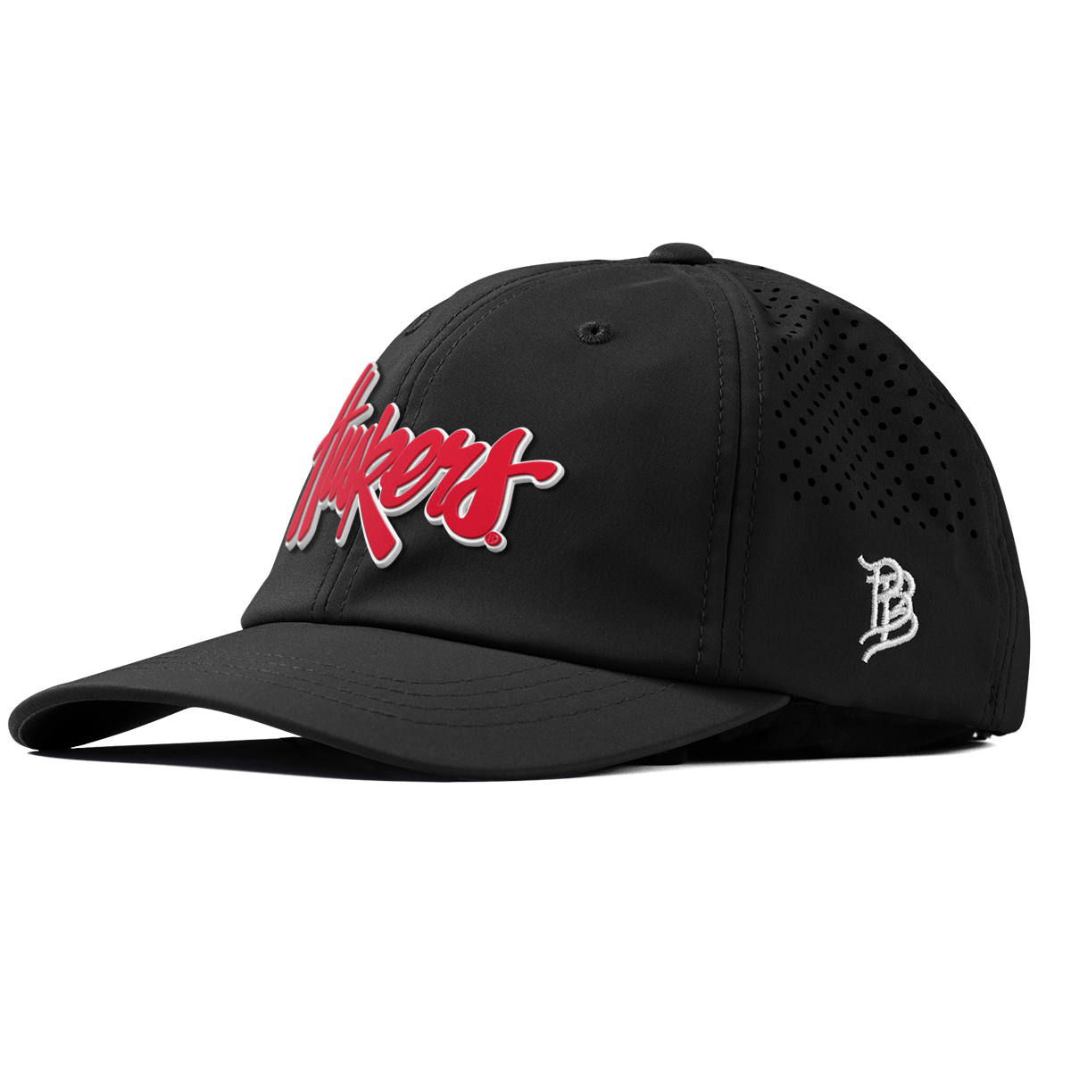 University of Nebraska "Huskers Script" Performance Dad Hat Black
