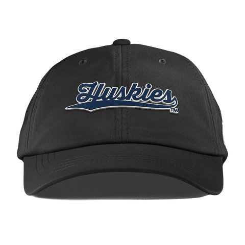 University of Connecticut "Huskies Script" Performance Dad Hat Black