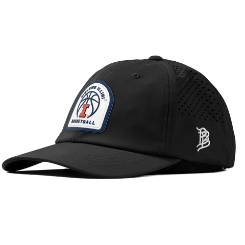 University of Illinois "Illinois Basketball" Performance Dad Hat Black