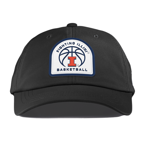 University of Illinois "Illinois Basketball" Performance Dad Hat Black