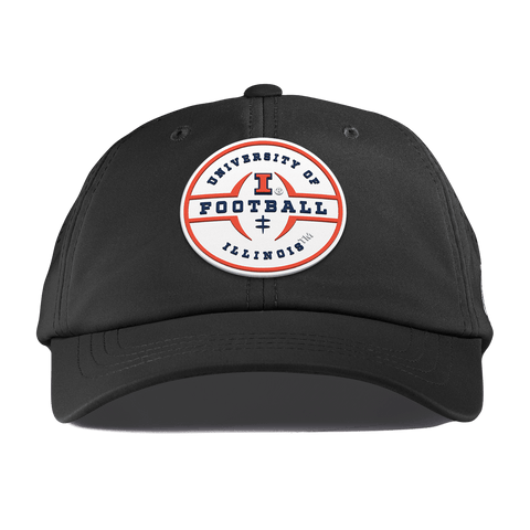 University of Illinois "Illinois Football Legacy" Performance Dad Hat Black