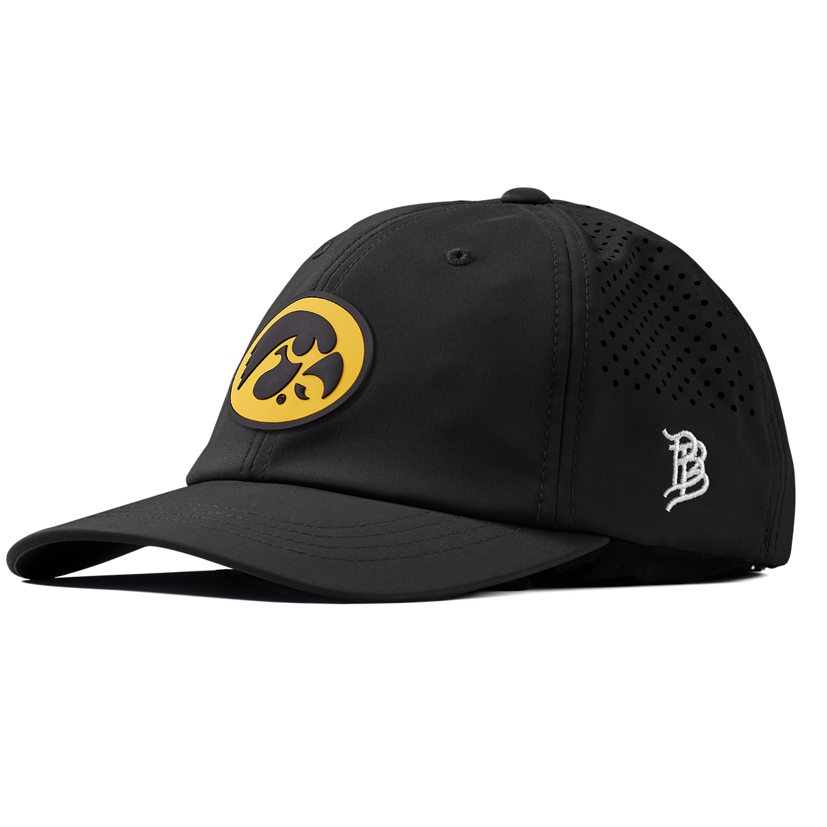 University of Iowa "Iowa Hawkeyes Team Logo" Performance Dad Hat Black