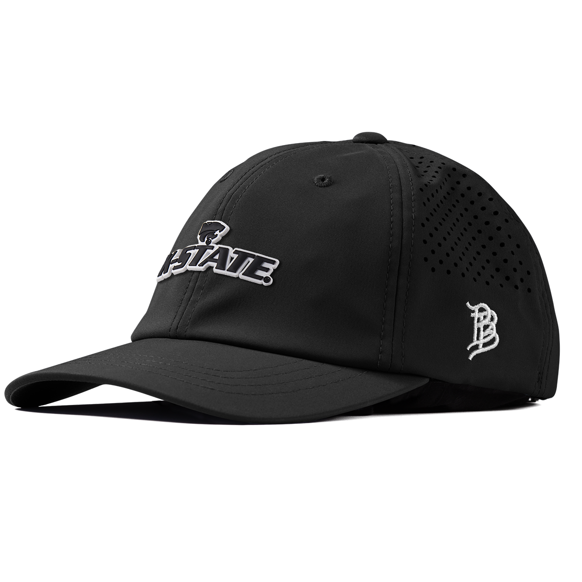 Kansas State "K-State Wildcat" Performance Dad Hat Black