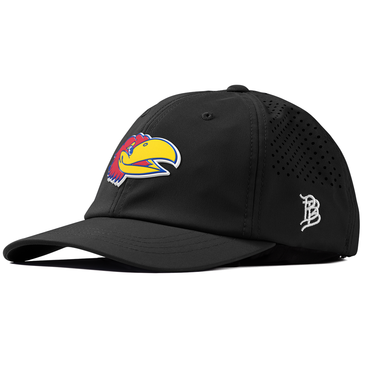 University of Kansas "KU Big Jay" Performance Dad Hat Black