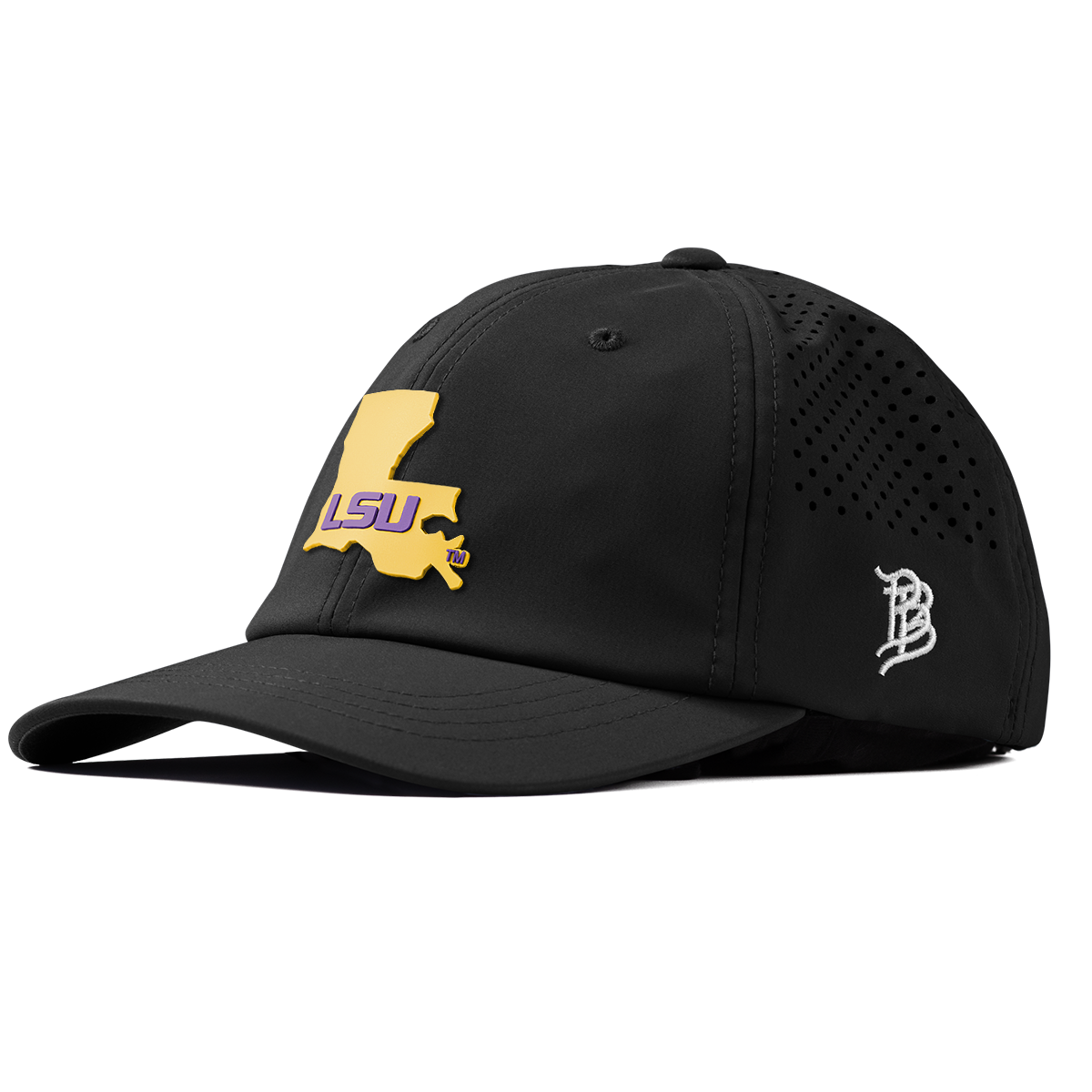 Louisiana State University "LSU Gold State" Performance Dad Hat Black