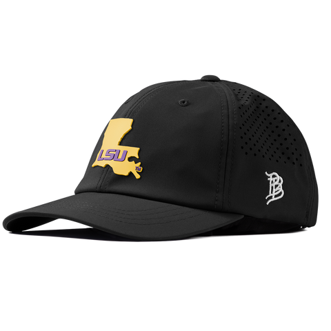Louisiana State University "LSU Gold State" Performance Dad Hat Black