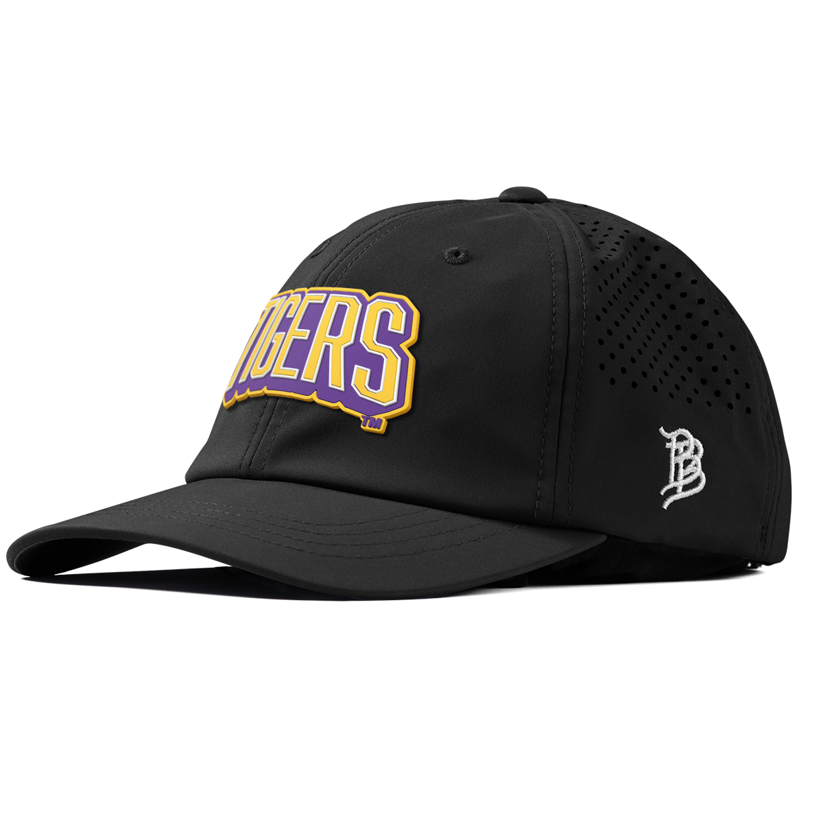 Louisiana State University "LSU Tigers Block" Performance Dad Hat Black