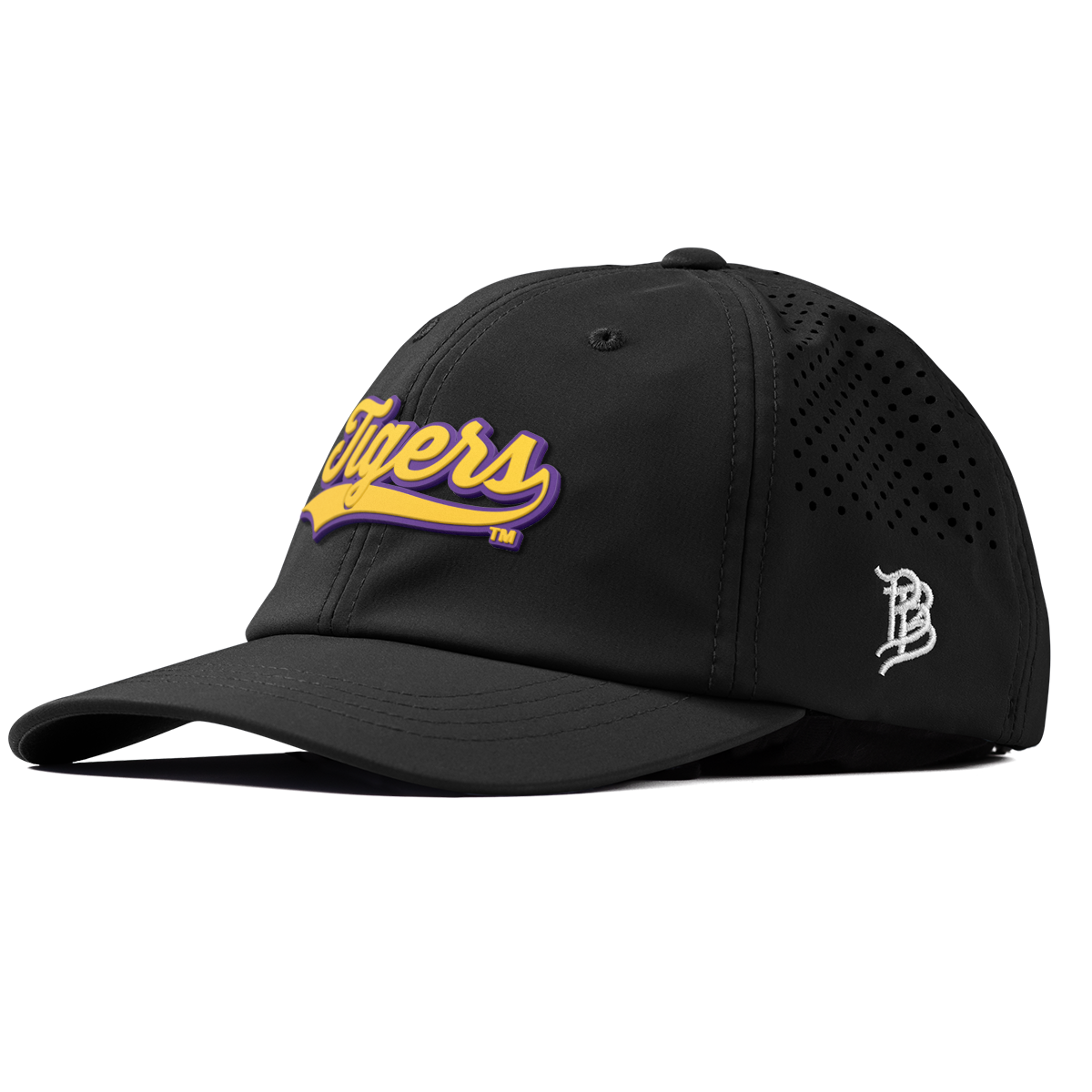 Louisiana State University "LSU Tigers Script" Performance Dad Hat Black
