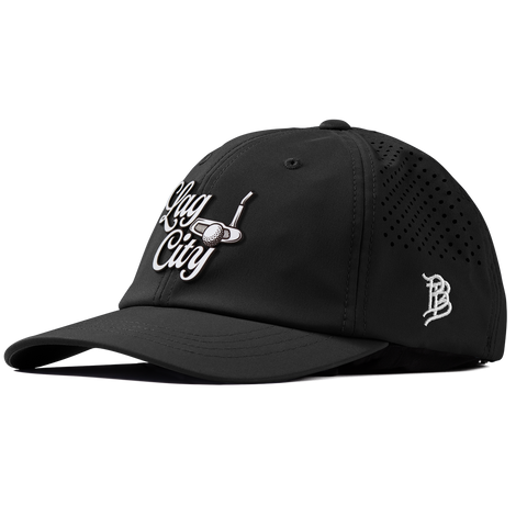 Lag City Script Performance Dad Hat Black