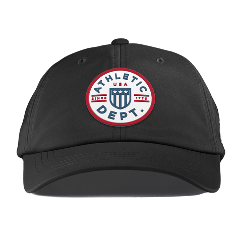 Liberty Letterman Performance Dad Hat Black