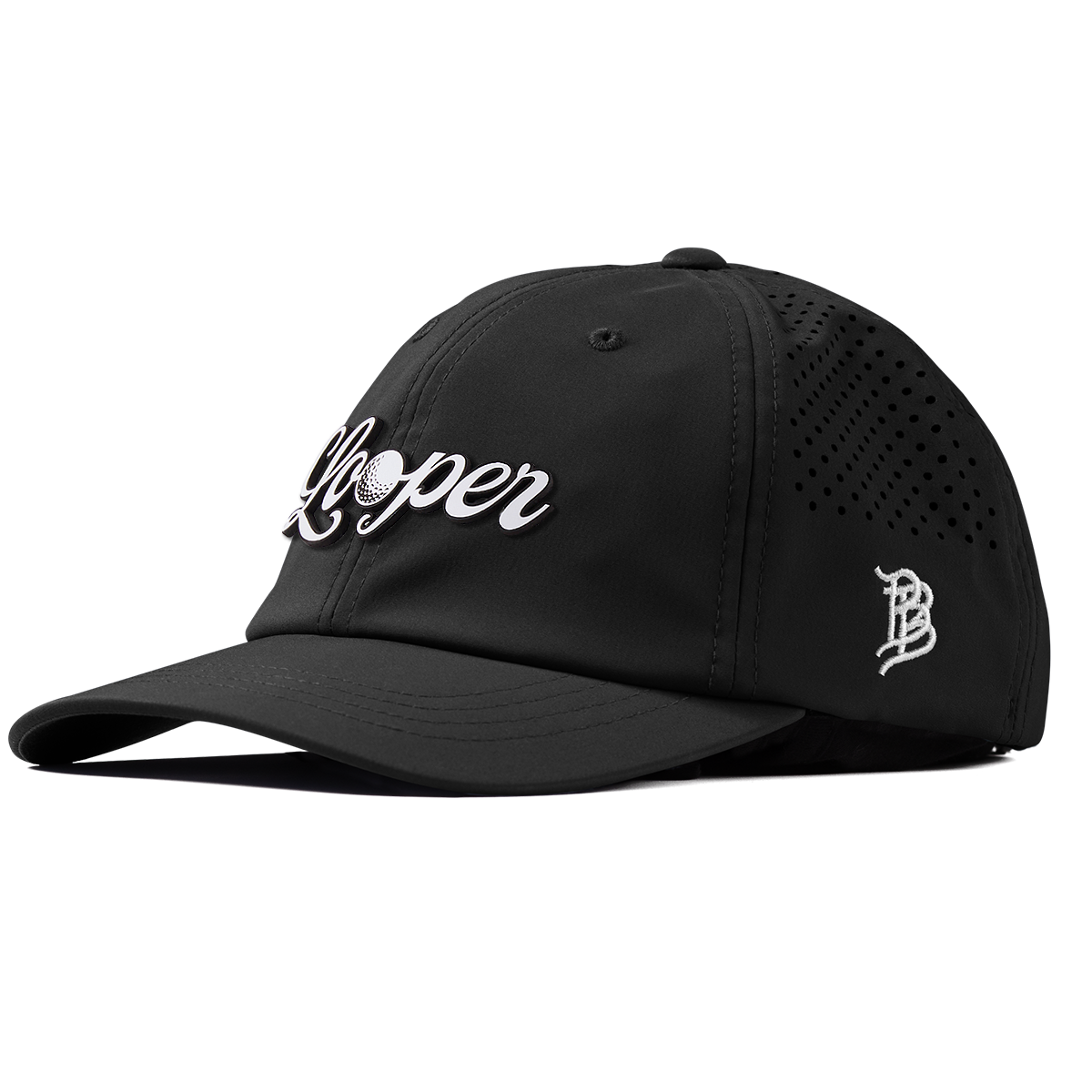 Looper Script Performance Dad Hat Black