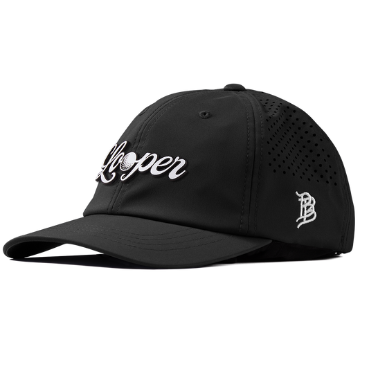 Looper Script Performance Dad Hat Black