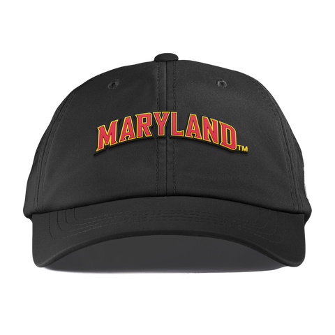 University of Maryland "Maryland Block" Performance Dad Hat Black