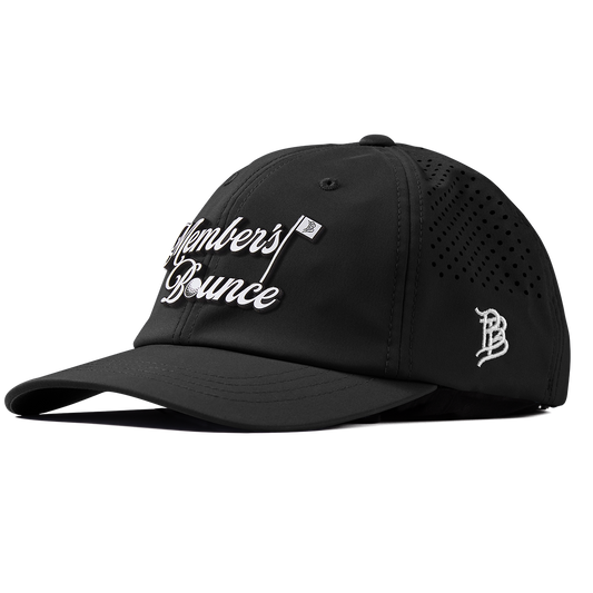 Member's Bounce Script Performance Dad Hat Black