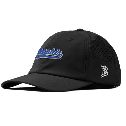University of Memphis "Memphis Script" Performance Dad Hat Black
