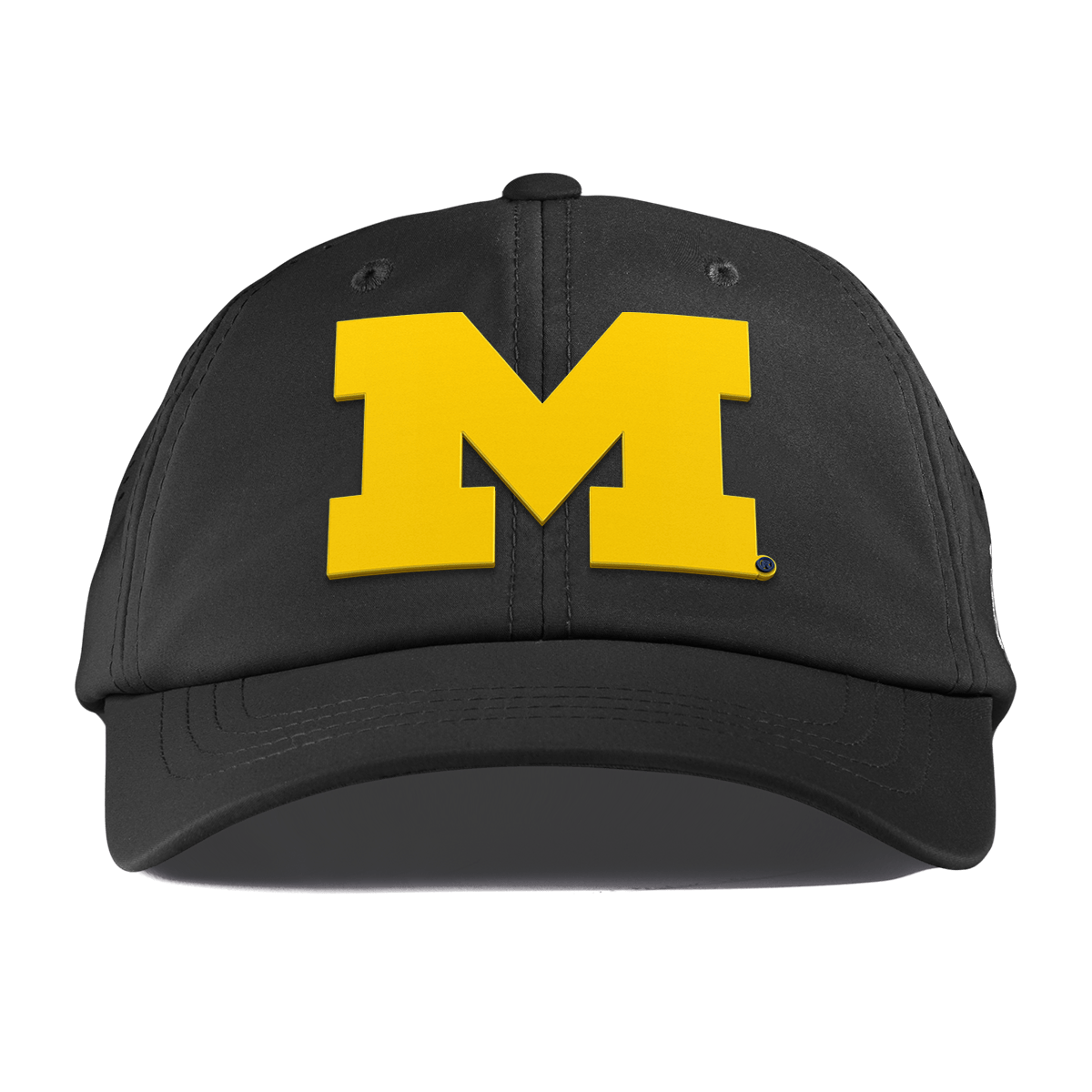 University of Michigan "Michigan Gold Block" Performance Dad Hat Black