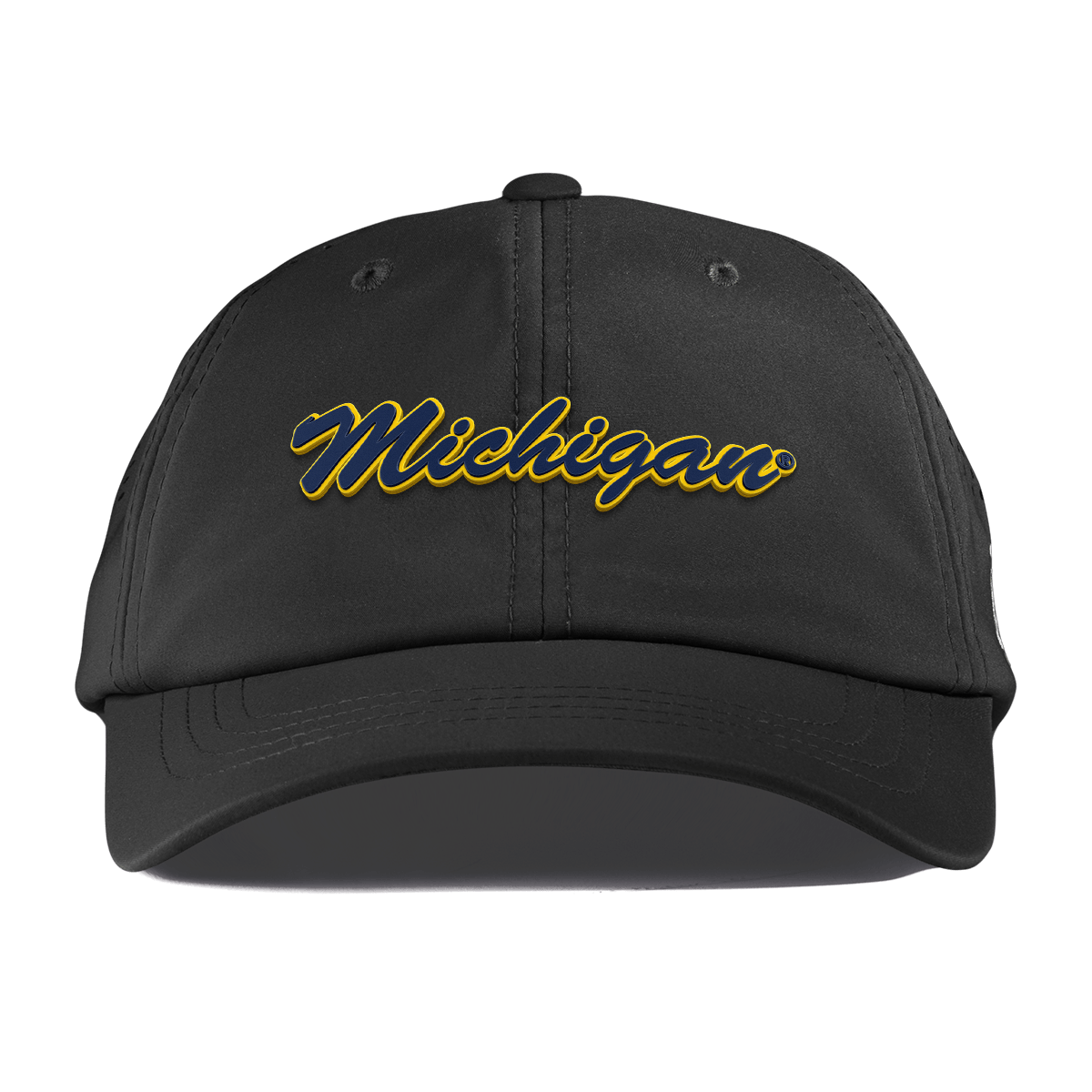 University of Michigan "Michigan Script" Performance Dad Hat Black