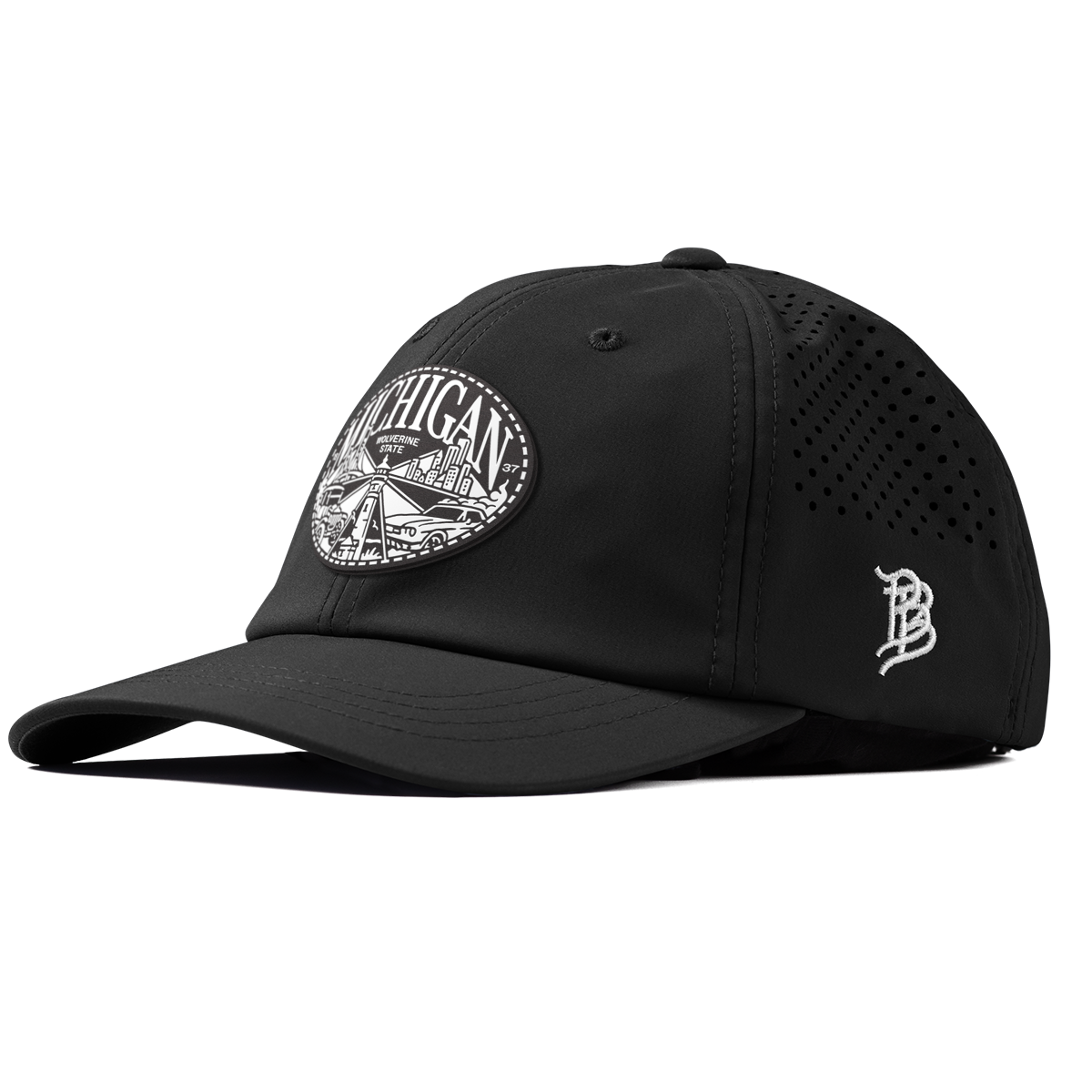 Michigan Traveler Performance Dad Hat Black