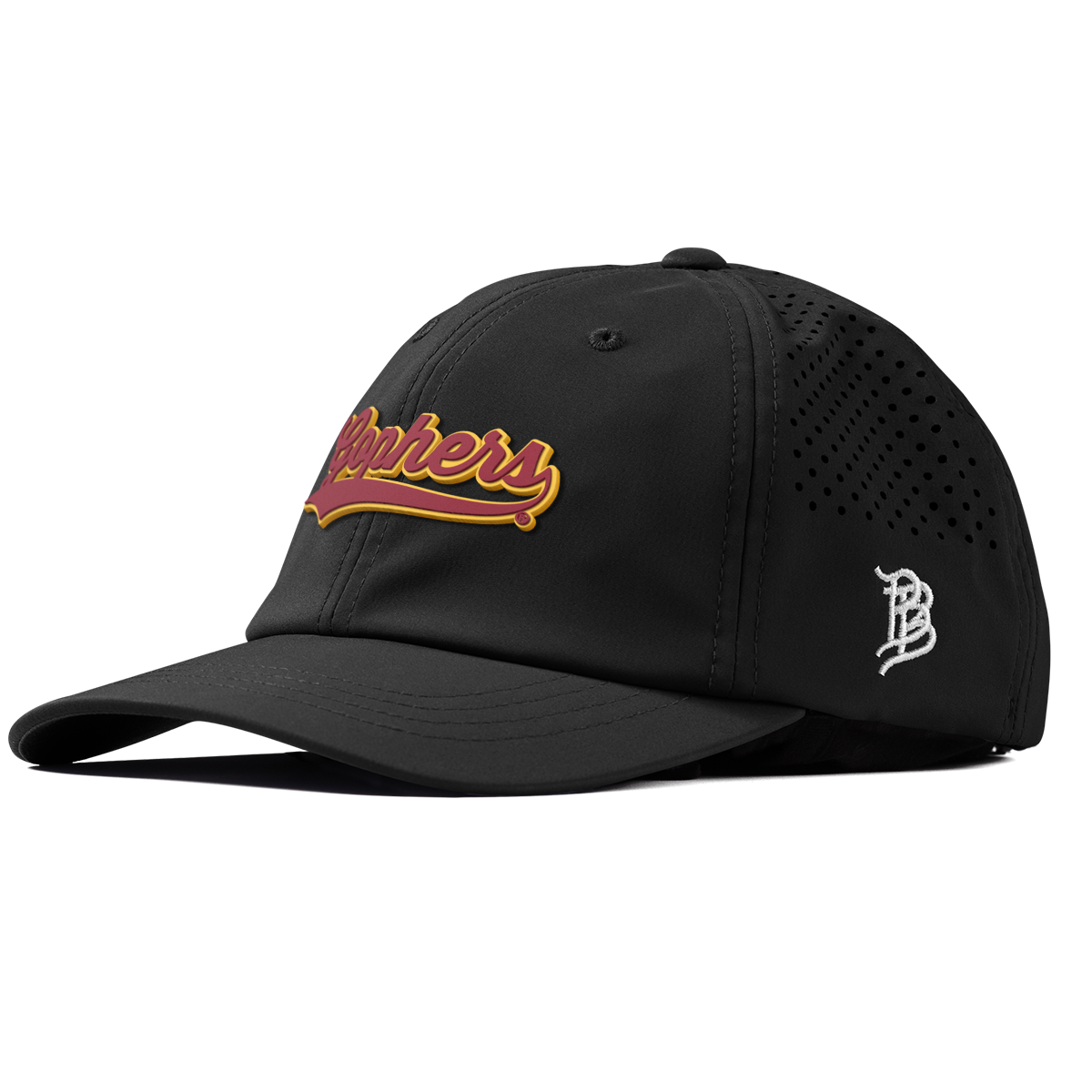 University of Minnesota "Minnesota Gophers Script" Performance Dad Hat Black