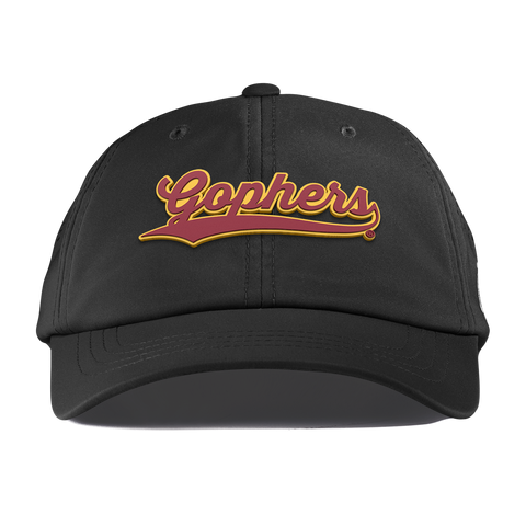 University of Minnesota "Minnesota Gophers Script" Performance Dad Hat Black