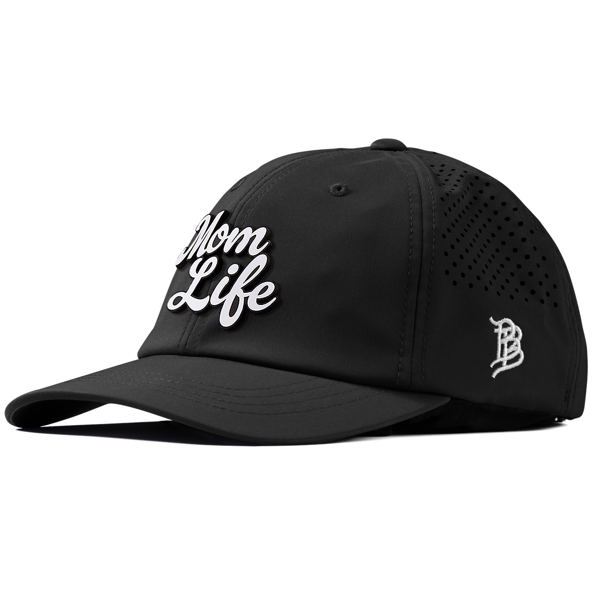 Mom Life Script Performance Dad Hat Black
