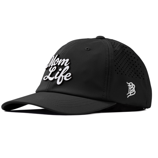 Mom Life Script Performance Dad Hat Black