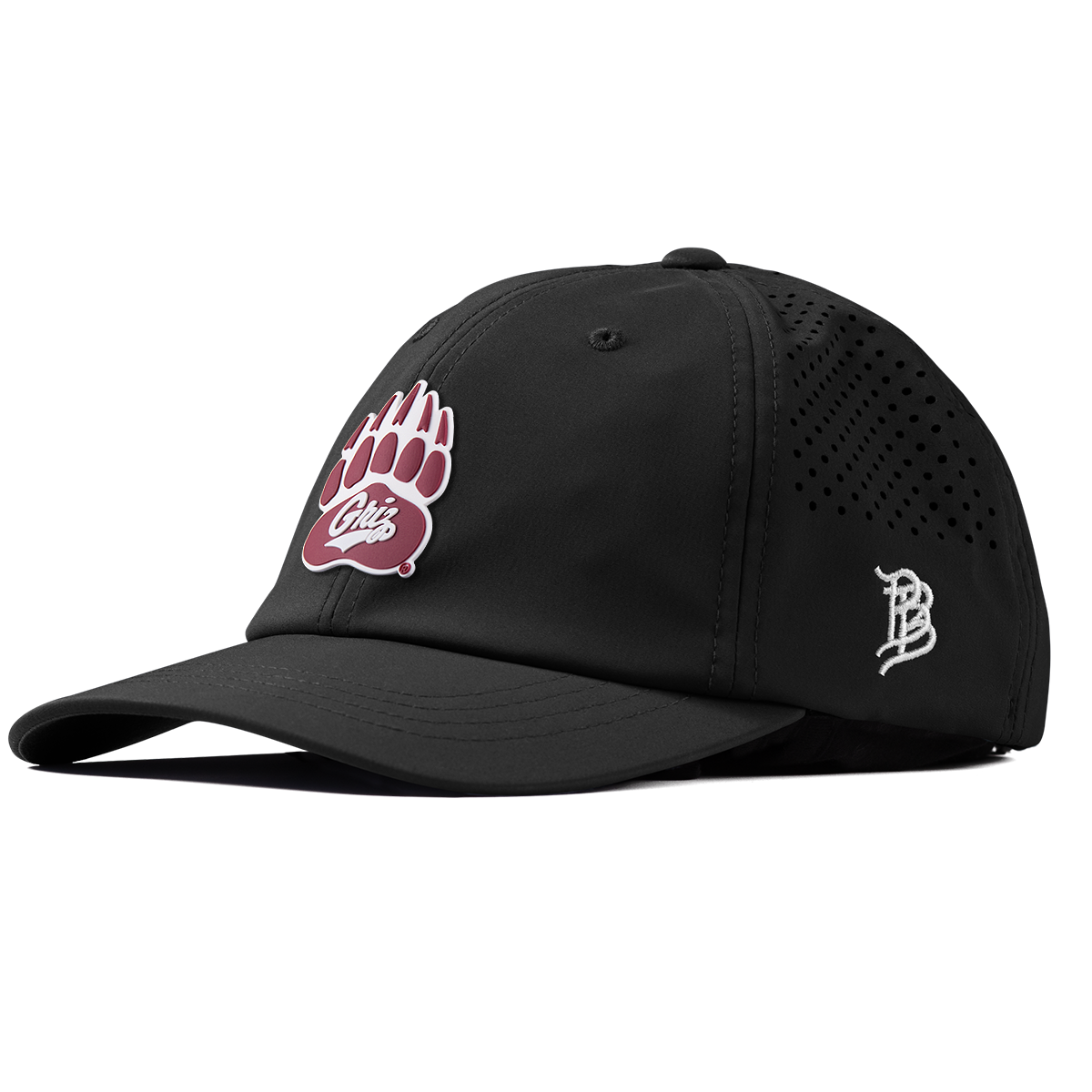 University of Montana "Montana Grizz" Performance Dad Hat Black