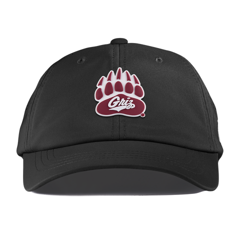 University of Montana "Montana Grizz" Performance Dad Hat Black