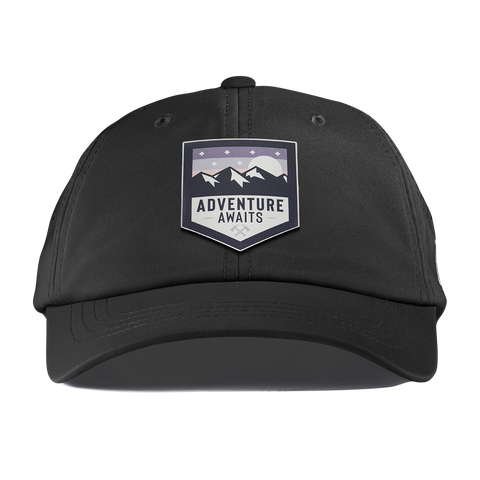 Moonlight Adventure Performance Dad Hat Black