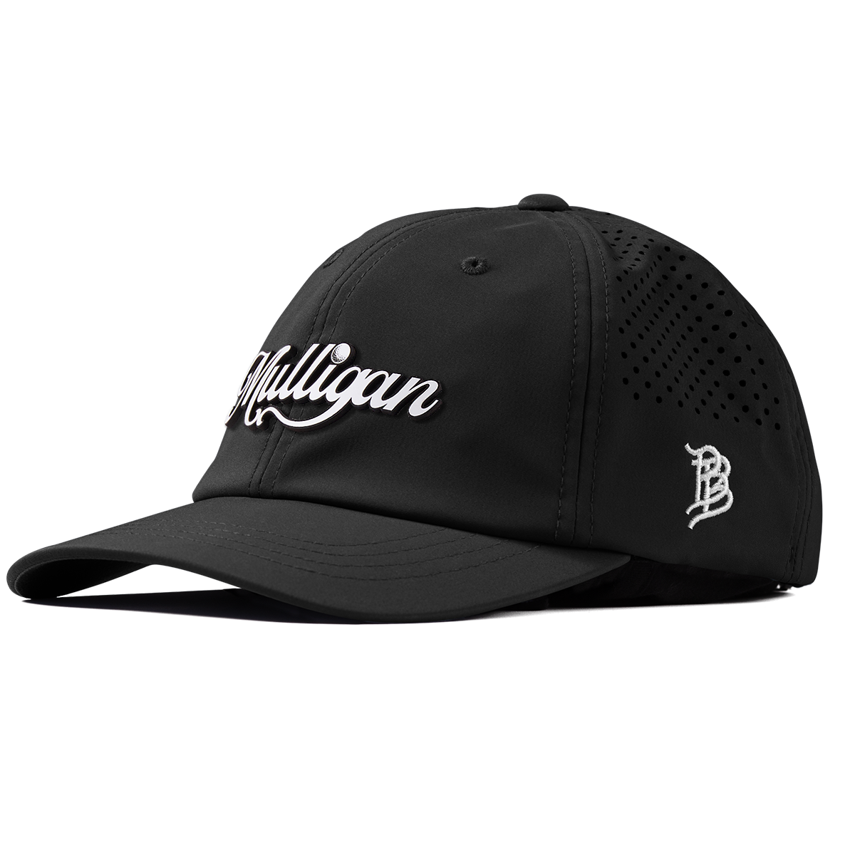 Mulligan Script Performance Dad Hat Black