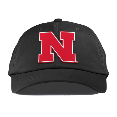 University of Nebraska "Nebraska Team Logo" Performance Dad Hat Black 