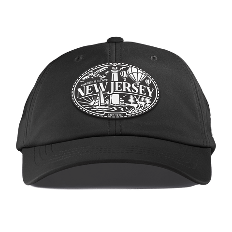 New Jersey Traveler Performance Dad Hat Black