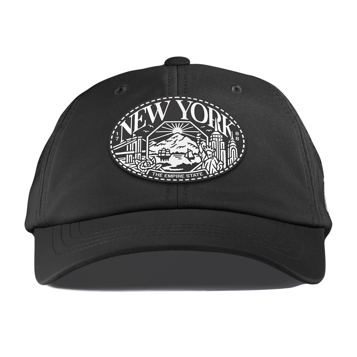New York Traveler Performance Dad Hat Black