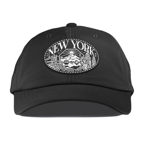 New York Traveler Performance Dad Hat Black