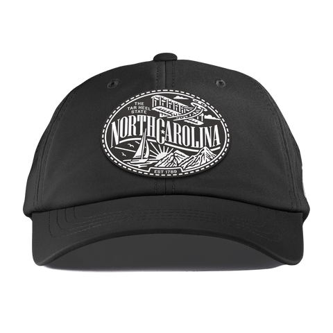 North Carolina Traveler Performance Dad Hat Black