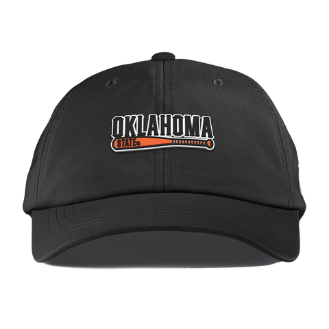 Oklahoma State University "OSU Baseball" Performance Dad Hat Black