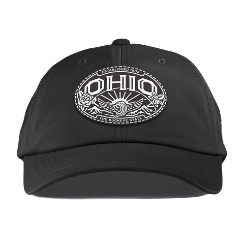 Ohio Traveler Performance Dad Hat Black