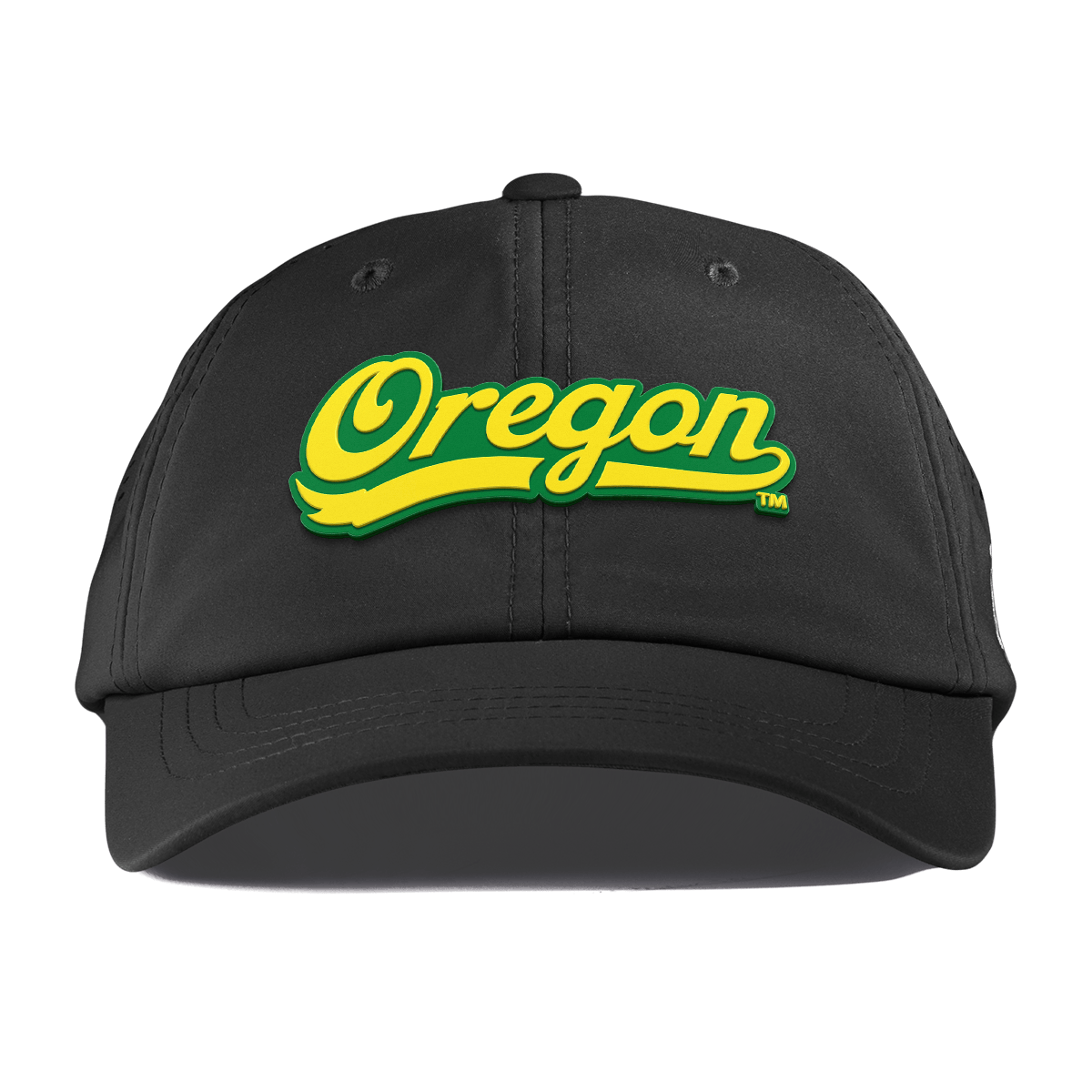 University of Oregon "Oregon Script" Performance Dad Hat Black