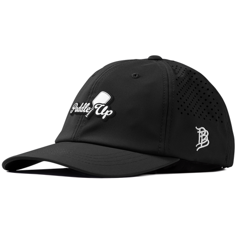 Paddle Up Performance Dad Hat Black