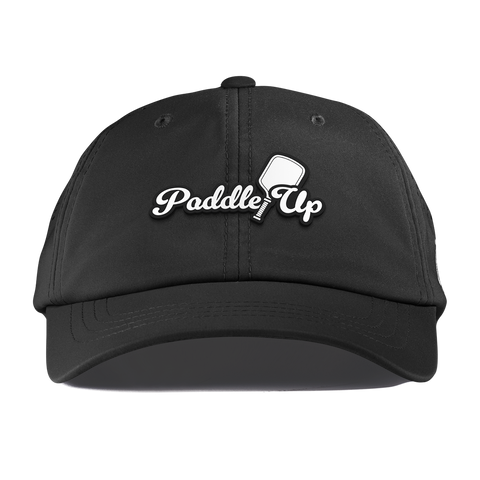 Paddle Up Performance Dad Hat Black