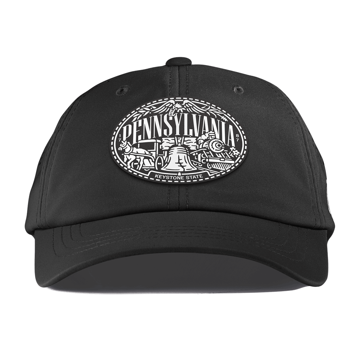 Pennsylvania Traveler Performance Dad Hat Black