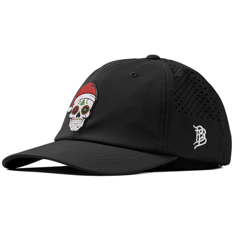 Santa Skull PVC Performance Dad Hat Blacj