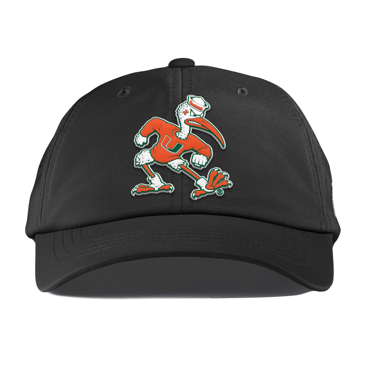 University of Miami "Sebastian the Ibis" Performance Dad Hat Black