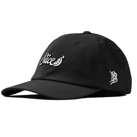 Sliced Script Performance Dad Hat Black