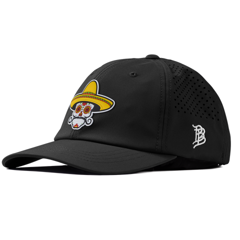 Sombrero Skull PVC Performance Dad Hat Black