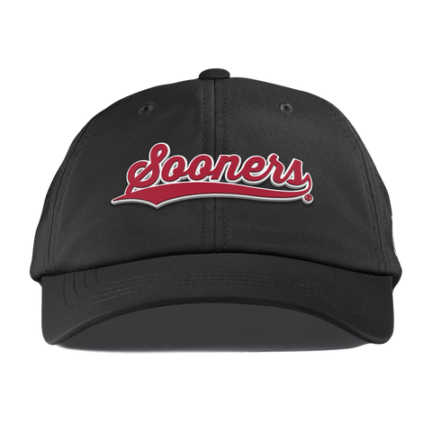 University of Oklahoma "Sooners Script" Performance Dad Hat Black