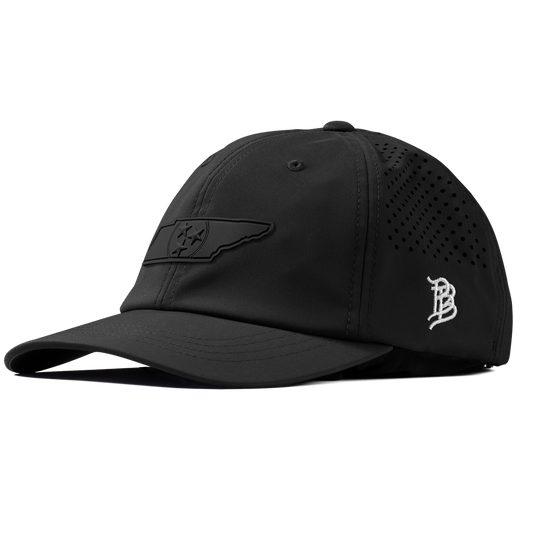 Tennessee Stealth Performance Dad Hat Black