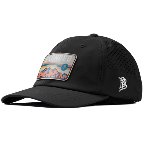 Sunset Horizon Performance Dad Hat Black